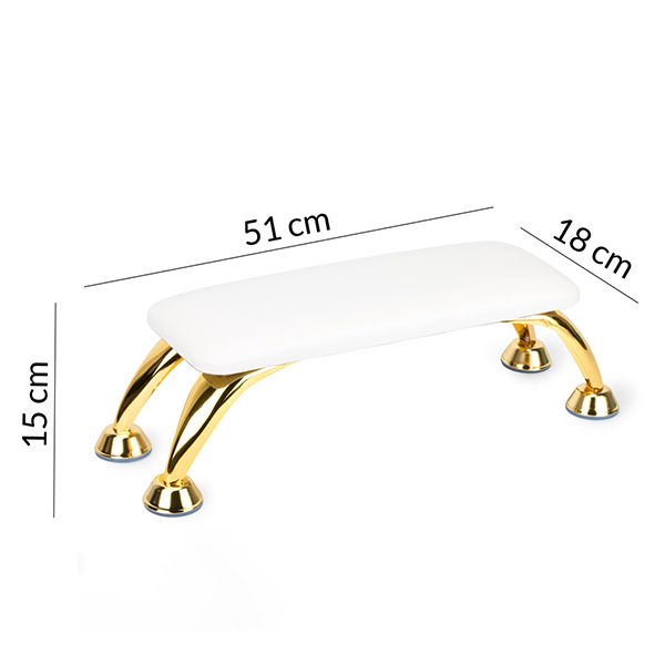 Luxe naslon - Gold/White