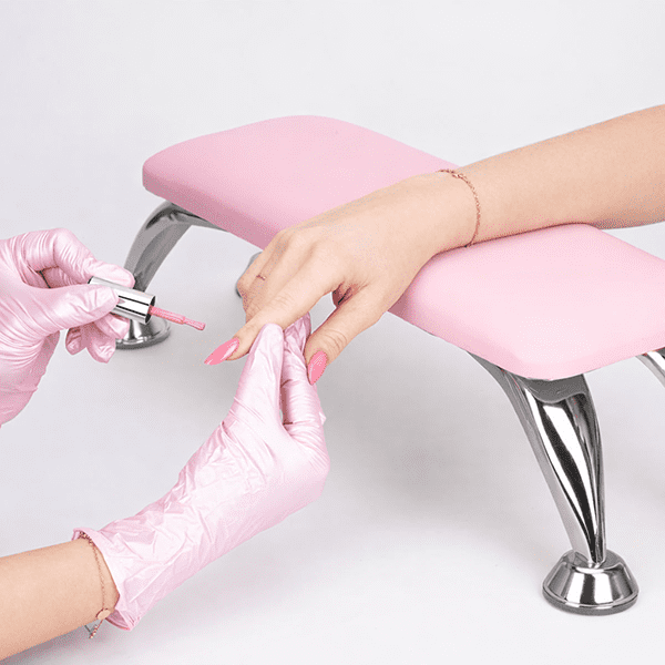 Luxe naslon - Silver/Pink