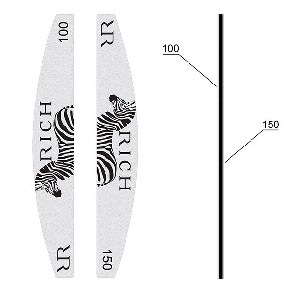 Black Zebra 100/150 - PREMIUM rašpa