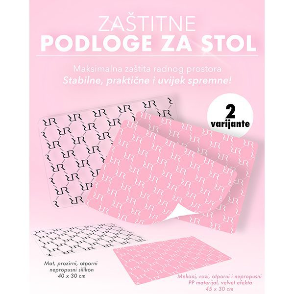 RICH podloga za stol - Prozirna silicone mat