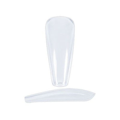 Press-on tipse Ballerina long - clear