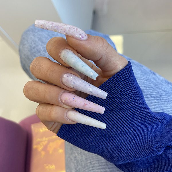 Marble gel 3 - Pink