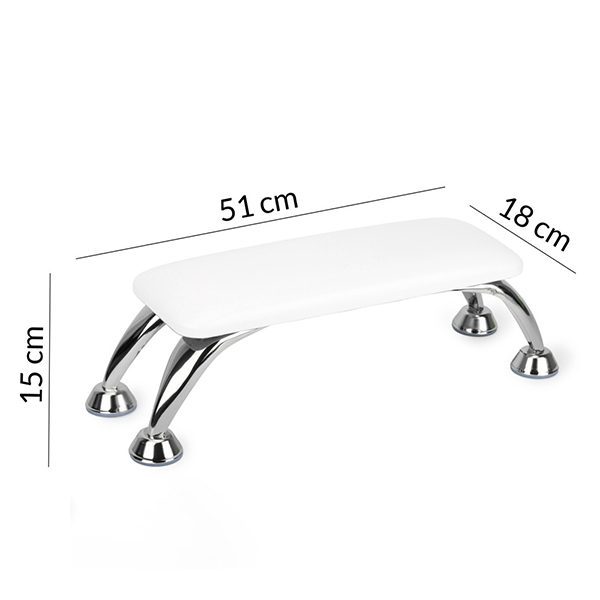 Luxe naslon - Silver/White