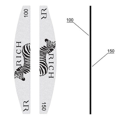 Black Zebra 100/150 - PREMIUM rašpa