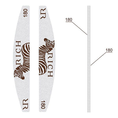 Brown Zebra 180/180 - PREMIUM rašpa