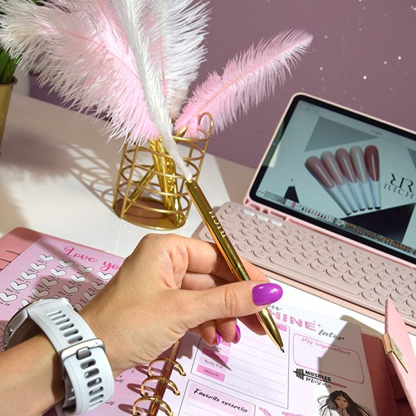 Kemijska olovka - Pink Feather