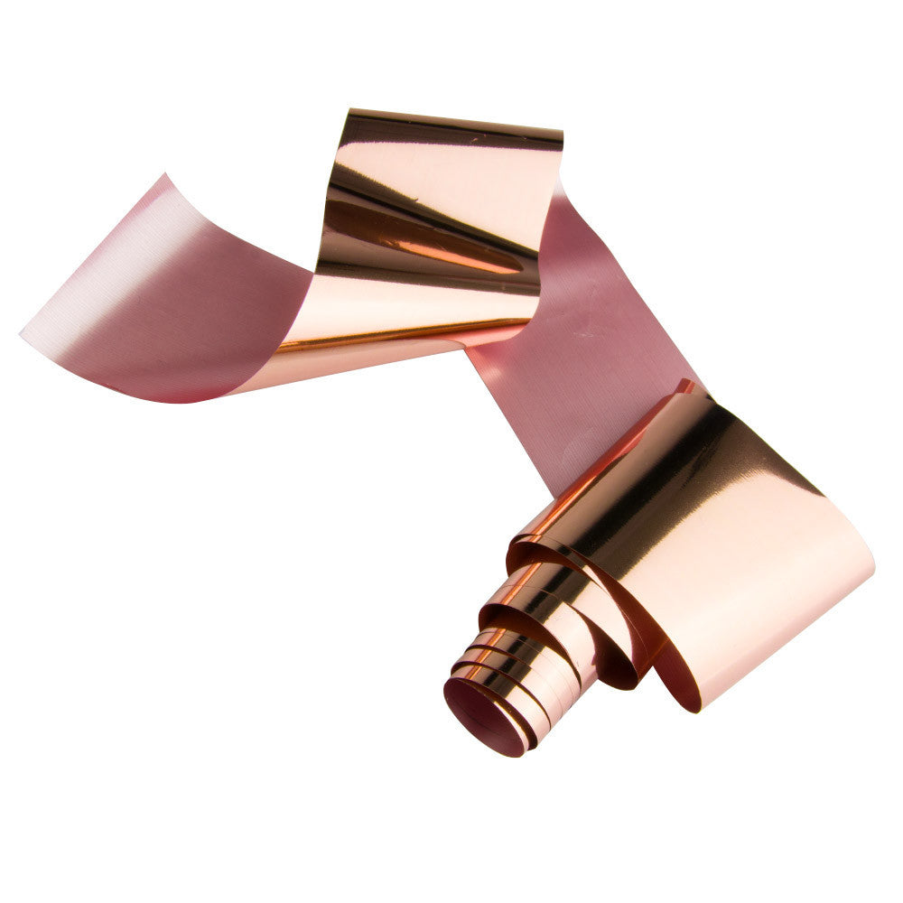 Rose gold holo folija - 1m