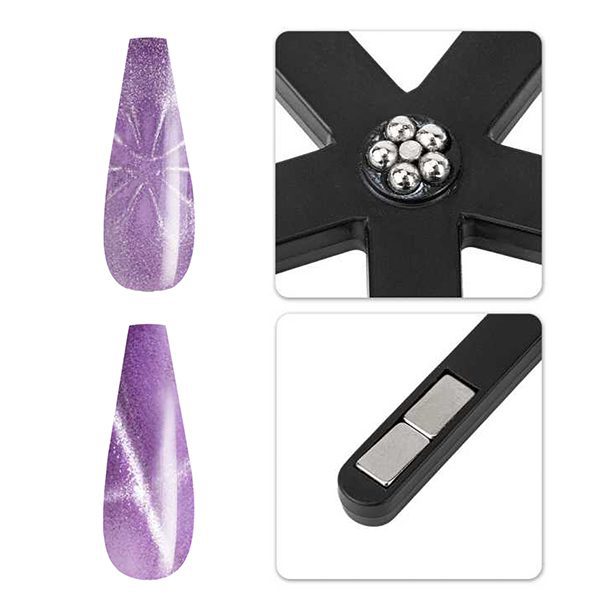 6in1 Magnet za Cat Eye efekt - Crni