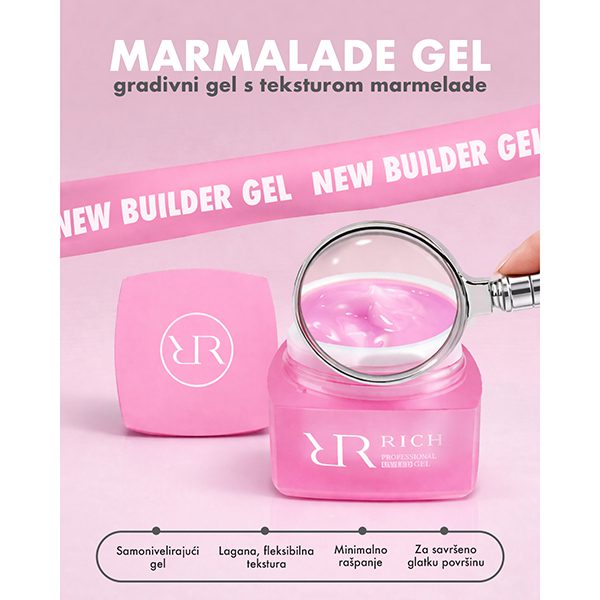 Marmalade gel - Rose
