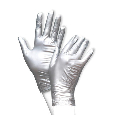 Pearly rukavice - Silver
