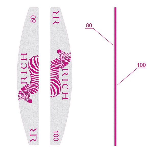 Pink Zebra 80/100 - PREMIUM rašpa