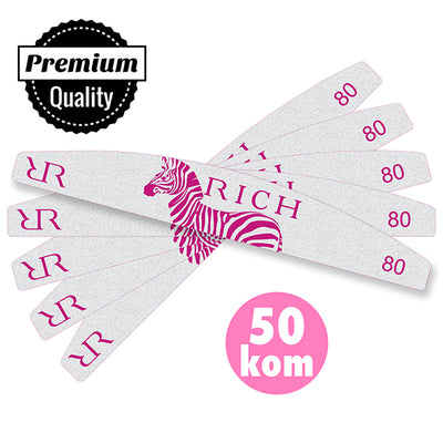 Pink Zebra 80/100 - PREMIUM rašpe 50 komada