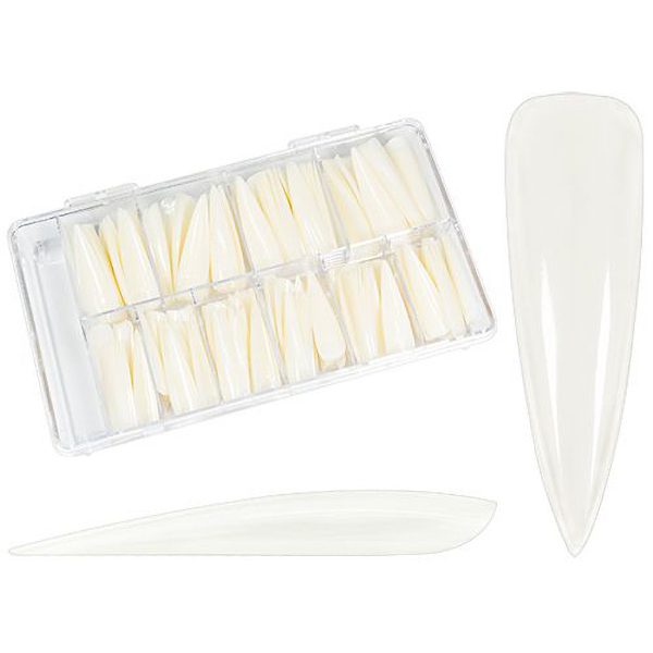 Tipse u kutiji 500kom - Stiletto long natural